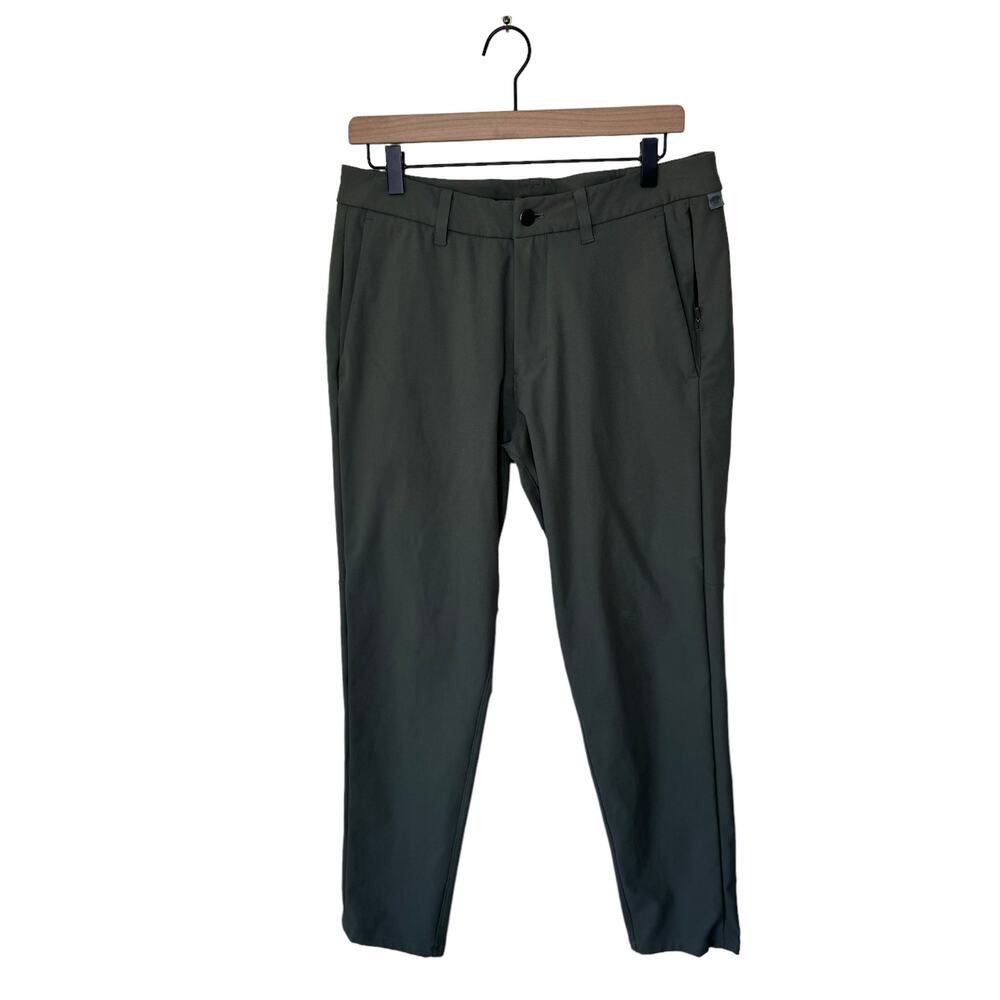 LULULEMON Men's Commission Slim-Fit Pant Green Size 32